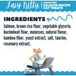 Show in main carousel: Lazy Kitty Salmon Recipe Air-Dried Grain-Free Cat Treats, 3-oz bag slide 4 of 5