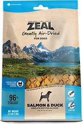 Zeal Canada Gently Salmon & Duck Recipe Grain-Free Air-Dried Dog Food, 1-kg bag