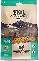 Zeal Canada Salmon & Turkey Recipe Grain-Free Gently Air-Dried Cat Food, 14.1-oz bag