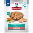 Show in main carousel: Hill's Science Diet Adult Perfect Weight Vegetables & Salmon Stew Wet Dog Food, 2.8-oz pouch, case of 24 slide 1 of 9
