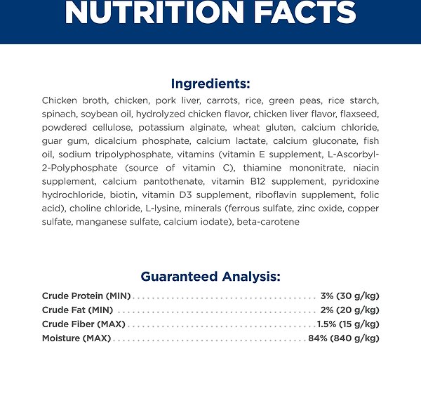 Show full view: Hill's Science Diet Adult Healthy Cuisine Chicken & Vegetables Stew Wet Dog Food, 2.8-oz pouch, case of 24 slide 9 of 9