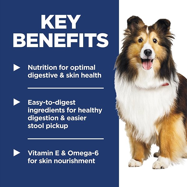 Show full view: Hill's Science Diet Adult Sensitive Stomach & Sensitive Skin Chicken & Rice Stew Wet Dog Food, 2.8-oz pouch, case of 24 slide 5 of 9