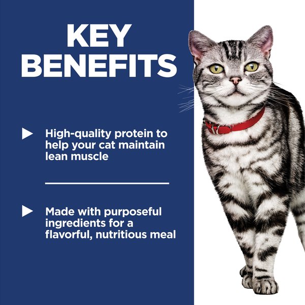 Show full view: Hill's Science Diet Adult Indoor Salmon & Vegetables Stew Wet Cat Food, 2.8-oz pouch, case of 24 slide 5 of 9