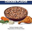 Show in main carousel: Hill's Science Diet Adult Perfect Weight Vegetables and Chicken Stew Wet Cat Food, 2.8-oz pouch, case of 24 slide 4 of 9