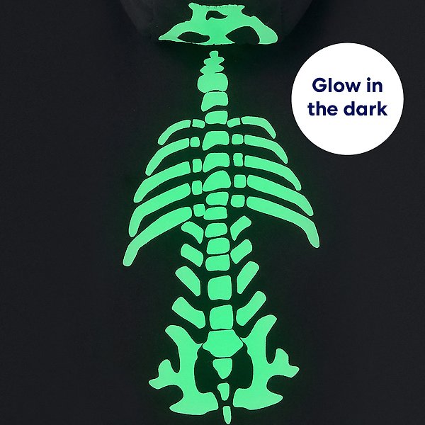Show full view: Frisco Glow in the Dark Skeleton Dog & Cat Hoodie, X-Large slide 5 of 8