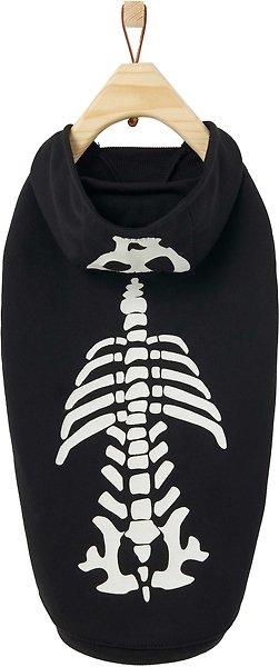 Show full view: Frisco Glow in the Dark Skeleton Dog & Cat Hoodie, XXX-Large slide 3 of 8