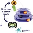 Show in main carousel: Frisco Halloween Cat Tracks Cat Toy, Spider & Pumpkin with Feathers & Silvervine/Catnip slide 4 of 7