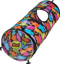 Frisco Halloween Foldable Play Tunnel Cat Toy with Catnip, Colorful Ghost Cats