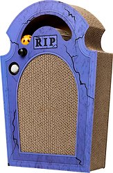 Frisco Halloween Tombstone Interactive Cardboard Pop-Up Scratcher Cat Toy with Silvervine & Catnip