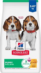 Hill's Science Diet Puppy Healthy Development Small Bites Dry Dog Food, 5.67-kg bag