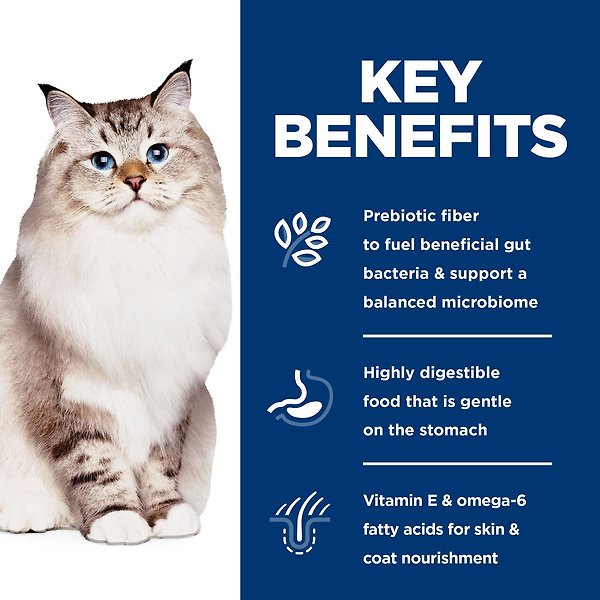 Show full view: Hill's Science Diet Sensitive Stomach Sensitive Skin Pollock Meal Barley Recipe Adult Dry Cat Food, 1.59-kg bag slide 6 of 10