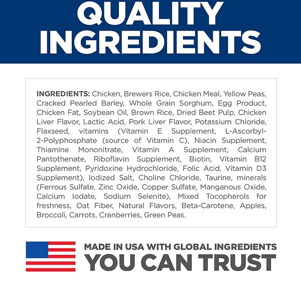 Show full view: Hill's Science Diet Adult Sensitive Stomach Sensitive Skin Small Bites Chicken Recipe Dry Dog Food, 13.6-kg bag slide 9 of 13