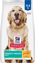 Hill's Science Diet Adult Perfect Weight Chicken Recipe Dry Dog Food, 11.3-kg bag