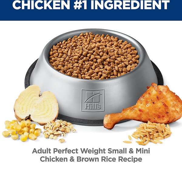 Show full view: Hill's Science Diet Adult SmalLargell Mini Perfect Weight Dry Dog Food, 5.67-kg bag slide 5 of 11
