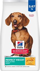 Hill's Science Diet Adult SmalLargell Mini Perfect Weight Dry Dog Food, 5.67-kg bag