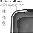 Show in main carousel: IRIS USA 3-Piece WeatherPro Airtight Stackable Dog, Cat & Bird Food Storage Container Combo with Scoop & Treat Box, Gray, 35-lbs/45-qt slide 2 of 8
