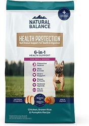 Natural Balance Health Protection Small Breed Adult Real Chicken, Brown Rice & Pumpkin Dry Dog Food, 12-lb bag