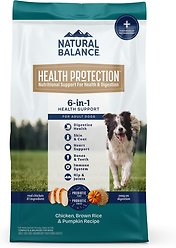 Natural Balance Health Protection Adult Real Chicken, Brown Rice & Pumpkin Dry Dog Food, 24-lb bag