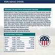 Show in main carousel: Natural Balance Health Protection Adult Real Chicken, Brown Rice & Pumpkin Dry Dog Food, 24-lb bag slide 6 of 9
