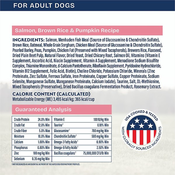 Show full view: Natural Balance Health Protection Adult Real Salmon, Brown Rice & Pumpkin Dry Dog Food, 4-lb bag slide 6 of 9