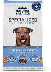 Natural Balance Specialized Nutrition Joint & Muscle Health Adult Chicken & Oatmeal Formula Dry Dog Food, 22-lb bag