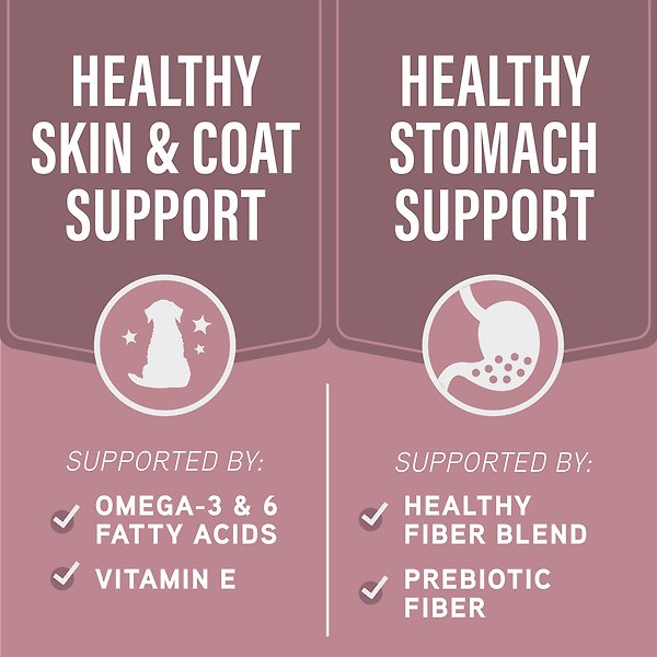 Show full view: Natural Balance Specialized Nutrition Sensitive Skin & Stomach Formula Adult Salmon & Brown Rice Wet Dog Food, 12.7-oz can, case of 12 slide 5 of 9