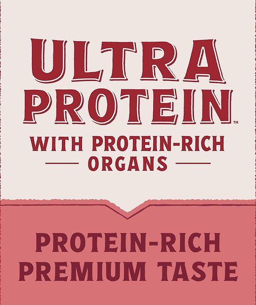 Show full view: Natural Balance Ultra Protein Real Salmon Recipe with Protein-Rich Organs Cuts in Gravy Wet Cat Food, 2.7-oz cup, case of 10 slide 3 of 8