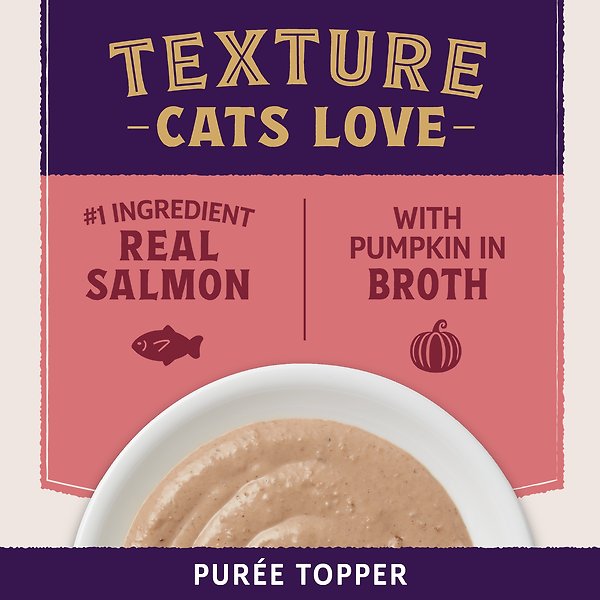 Show full view: Natural Balance Ultra Protein Plus Skin, Coat & Digestive Health Real Salmon with Pumpkin Puree Wet Cat Food, 2.4-oz pouch, case of 12 slide 7 of 9