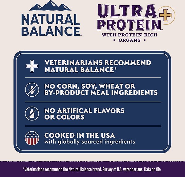 Show full view: Natural Balance Ultra Protein Plus Immune & Digestive Health Real Chicken with Pumpkin Recipe Puree Wet Cat Food, 2.4-oz pouch, case of 12 slide 8 of 9