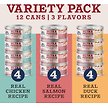 Show in main carousel: Natural Balance Ultra Protein Pate Variety Pack Chicken, Duck & Salmon Wet Cat Food, 2.8-oz can, case of 12 slide 2 of 9