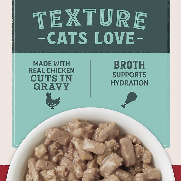 Show full view: Natural Balance Ultra Protein Real Chicken Recipe with Protein-Rich Organs Cuts in Gravy Wet Cat Food, 2.7-oz cup, case of 10 slide 5 of 8