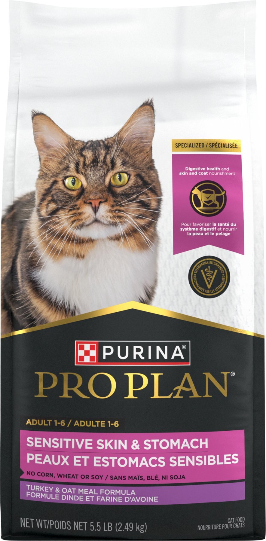 PURINA PRO PLAN Sensitive Skin & Stomach Turkey & Oatmeal Formula