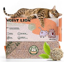 Noisy Lion Green Tea Tofu Cat Litter, 2.4-kg pack