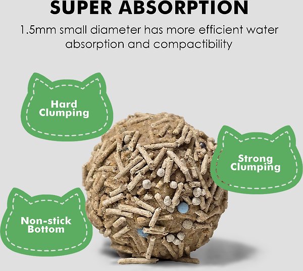 Show full view: Noisy Lion Green Tea Tofu Cat Litter, 2.4-kg pack slide 3 of 9