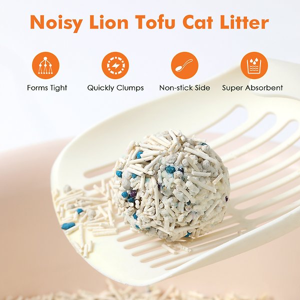 Show full view: Noisy Lion Vanilla White Tea Tofu Cat Litter, 2.4-kg pack slide 3 of 10