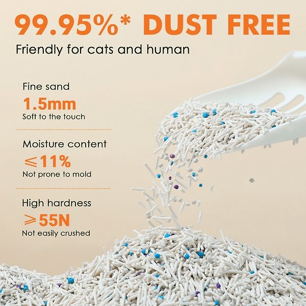 Show full view: Noisy Lion Vanilla White Tea Tofu Cat Litter, 2.4-kg pack slide 4 of 10