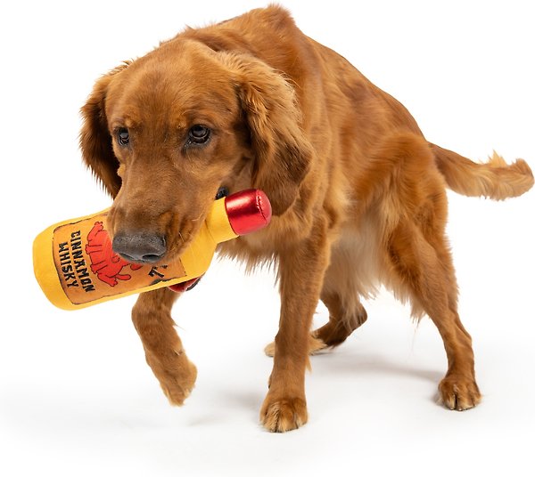 Show full view: Huxley & Kent Hairball Cinnamon Whisky Dog Power Plush Toy, Small slide 9 of 9