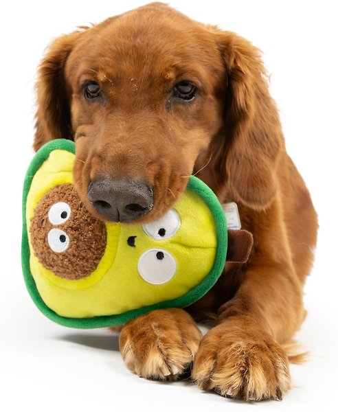 Show full view: Huxley & Kent Pop 'N Fetch Avocado Dog Plush Toy, Large slide 9 of 9