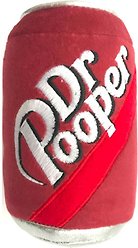 Huxley & Kent Dog Power Plush Dr Pooper Dog Toy, Red, Large