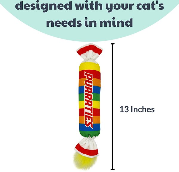 Show full view: Huxley & Kent Cat Kicker Purrrties Cat Toy, Multicolor slide 3 of 6