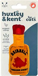 Huxley & Kent Cat Hairball Cinnamon Whisky Cat Toy, Tan/Red