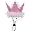 Show in main carousel: Huxley & Kent Party Crown Dog & Cat Hat, Pink, Large slide 1 of 6