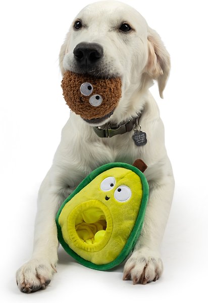 Show full view: Huxley & Kent Pop 'N Fetch Avocado Dog Plush Toy, Large slide 5 of 9