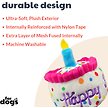 Show in main carousel: Huxley & Kent Dog Power Plush Happy Barkday Cake Dog Toy, Multicolor, Small slide 2 of 9