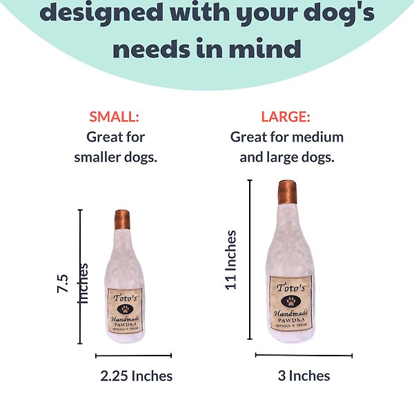 Show full view: Huxley & Kent Dog Power Plush Toto's Pawdka Dog Toy, Gray, Large slide 3 of 9