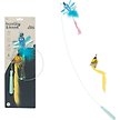 Show in main carousel: Huxley & Kent Cat Wand Wire Dragonfly & Mouse Cat Toy, Blue/Gray/Yellow slide 1 of 9