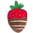 Show in main carousel: Huxley & Kent Dog Power Plush Chocolate Strawberry Dog Toy, Red, Small slide 1 of 7