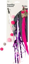 Huxley & Kent Cat Wand Refill 3 Pack Pink Mouse Tails Teasers Cat Toy, Pink/Gray