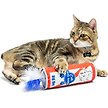 Show in main carousel: Huxley & Kent Cat Kicker Cats Belly Rubbin Cat Toy, Red/White/Blue slide 4 of 9