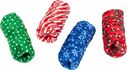Frisco Holiday Festive Swatting Spirals Cat Toy, Mistletoe & Snowflakes, 4 count